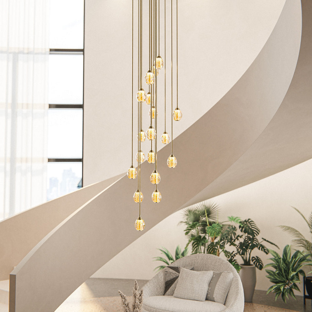 HoneyComb Square Multi-Light Pendant