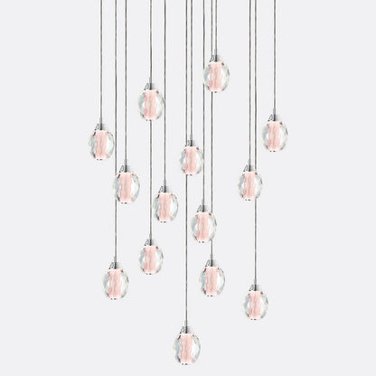 Honey Comb Rectangular Chandelier