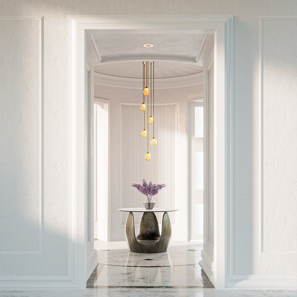 Honey Comb Multi-Light Pendant