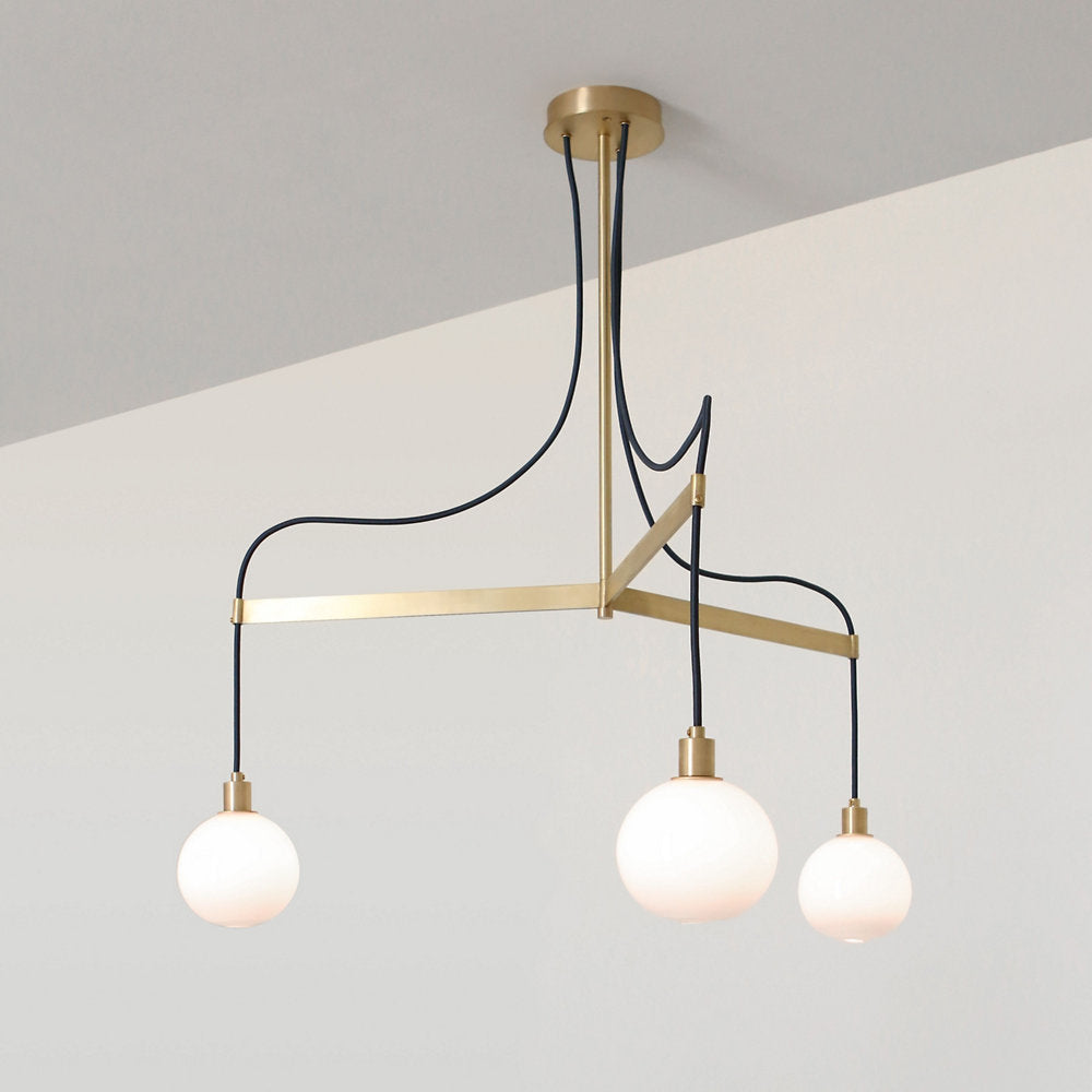 Drape Arm 3 Chandelier