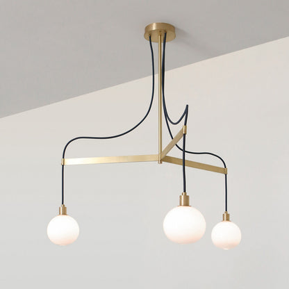 Drape Arm 3 Chandelier