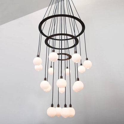 Drape Circle 18 Chandelier