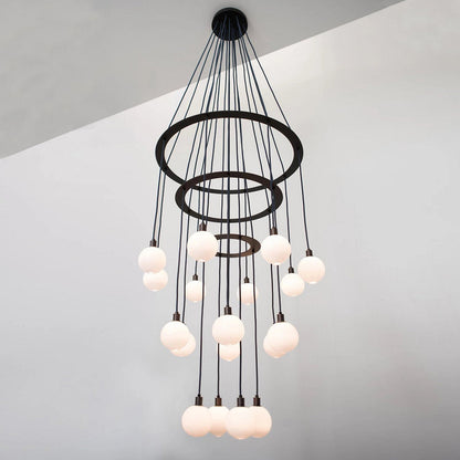 Drape Circle 18 Chandelier
