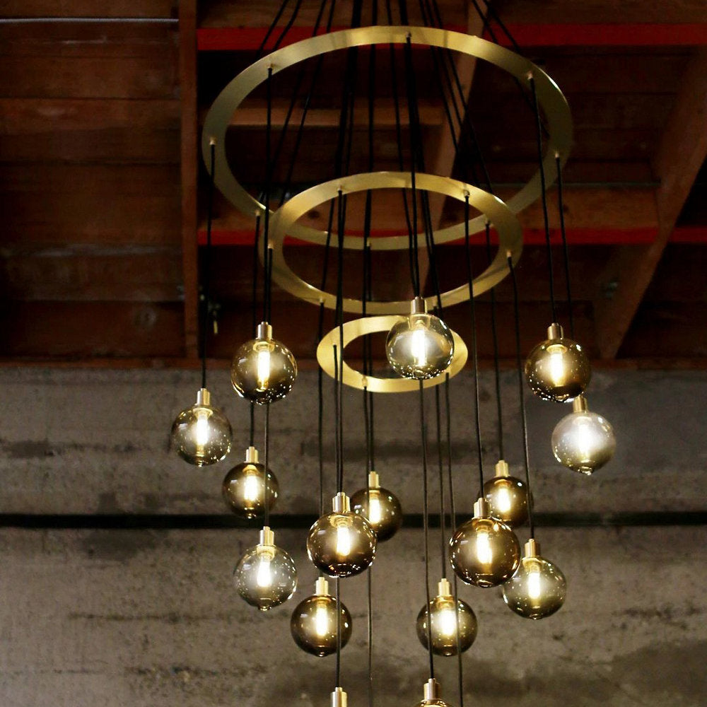 Drape Circle 18 Chandelier