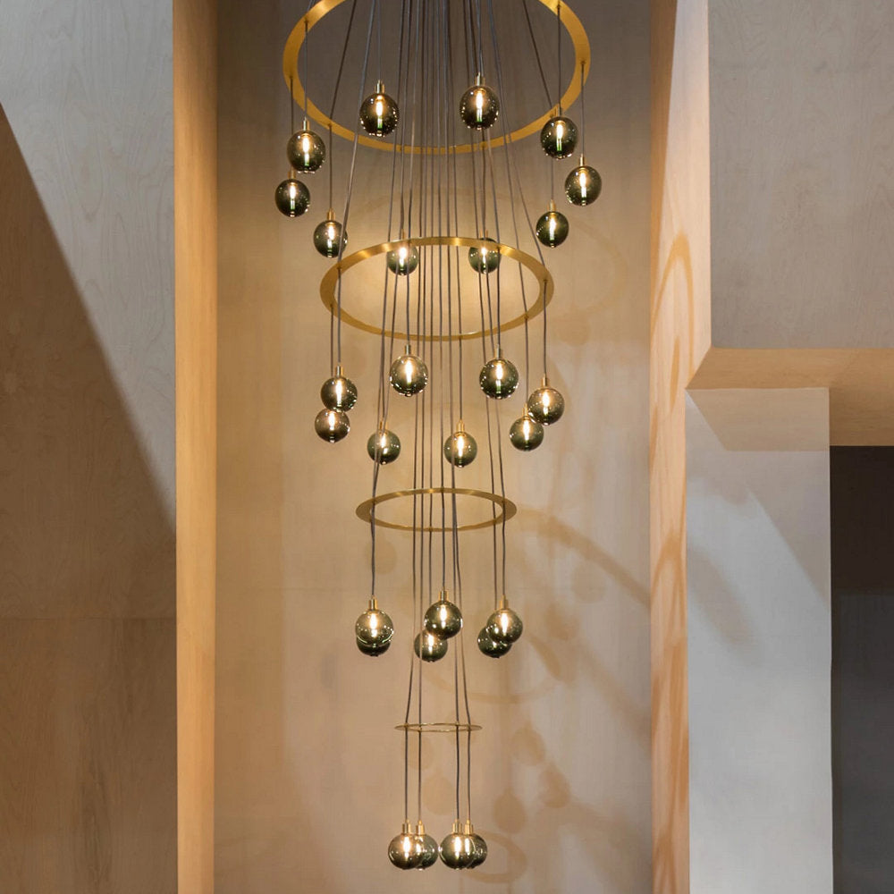 Drape Circle 28 Chandelier