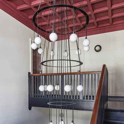 Drape Circle 28 Chandelier