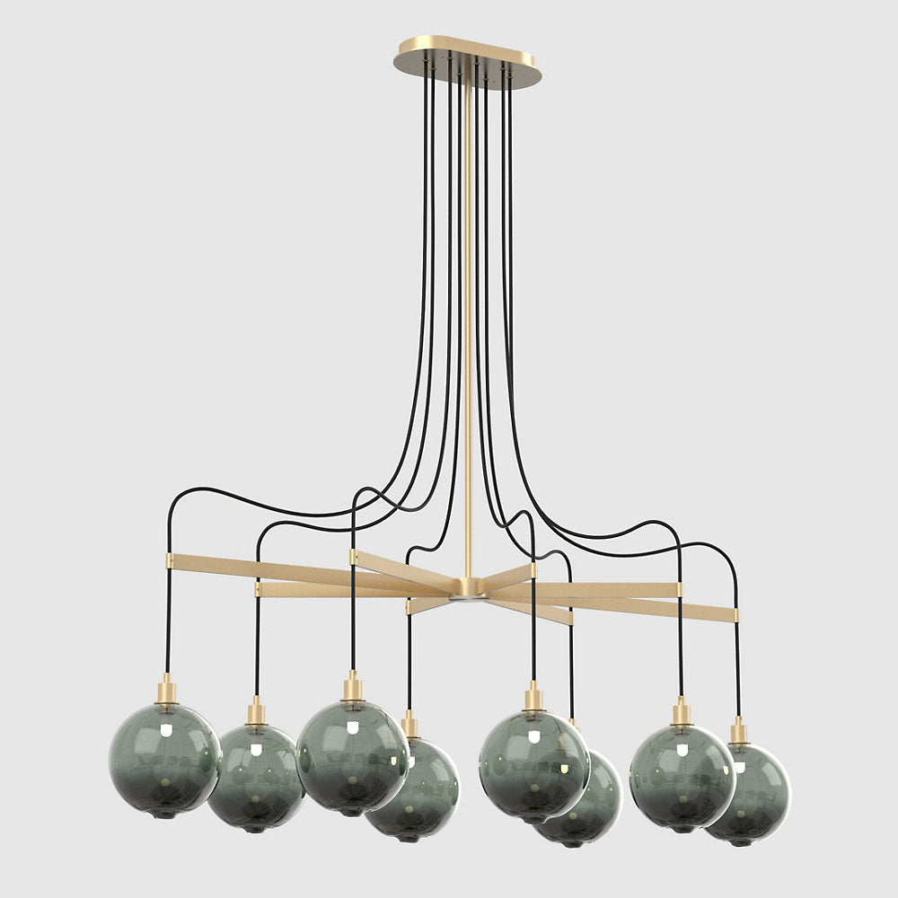 Drape Arm 6 Chandelier