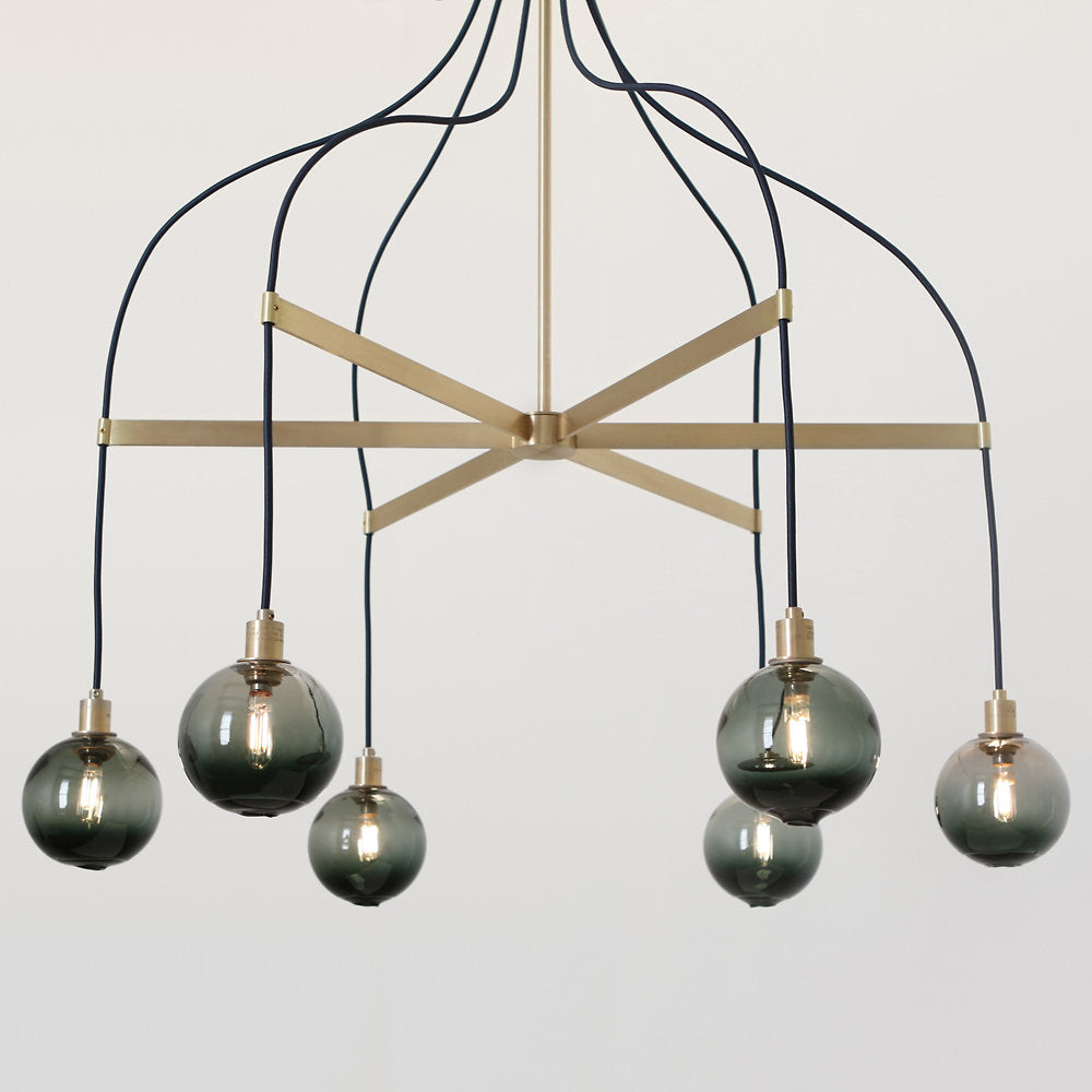 Drape Arm 6 Chandelier
