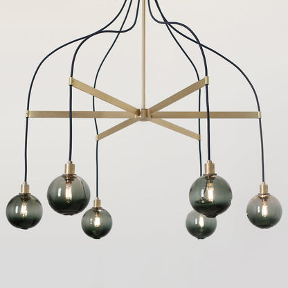 Drape Arm 6 Chandelier