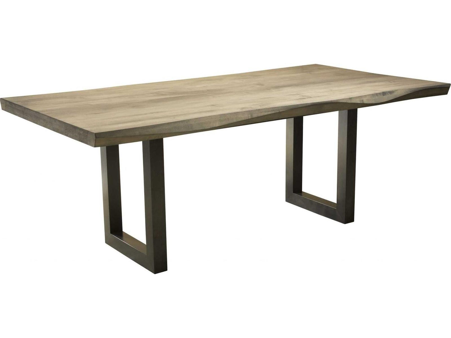 Oracle Emerson Wave Edge Rectangular Wood Dining Table