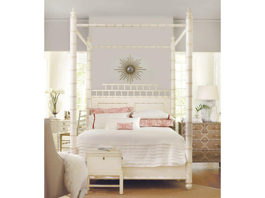 Summerland King Poster Bed in Mahogany Wood