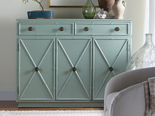Gustavia 50" Mahogany Wood Sideboard