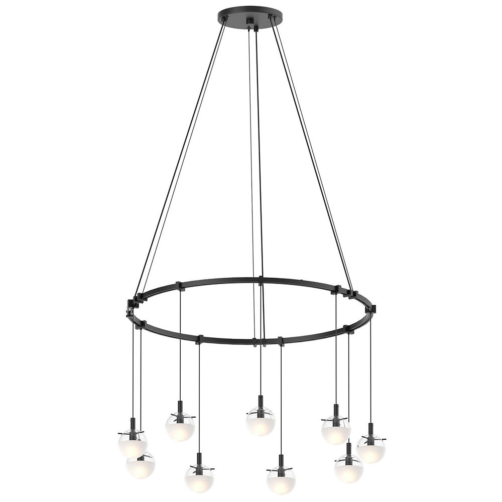 Suspenders 24" LED Single Ring Chandelier