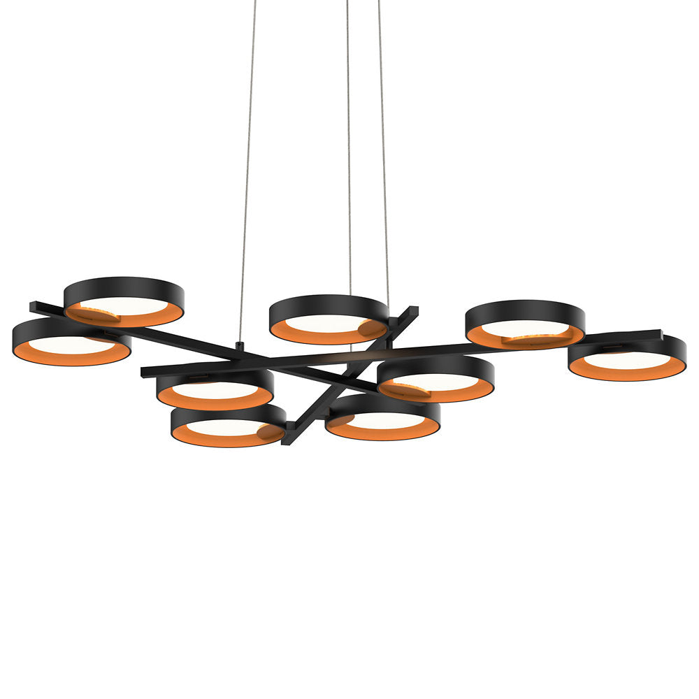 Light Guide Ring 9-Light Chandelier