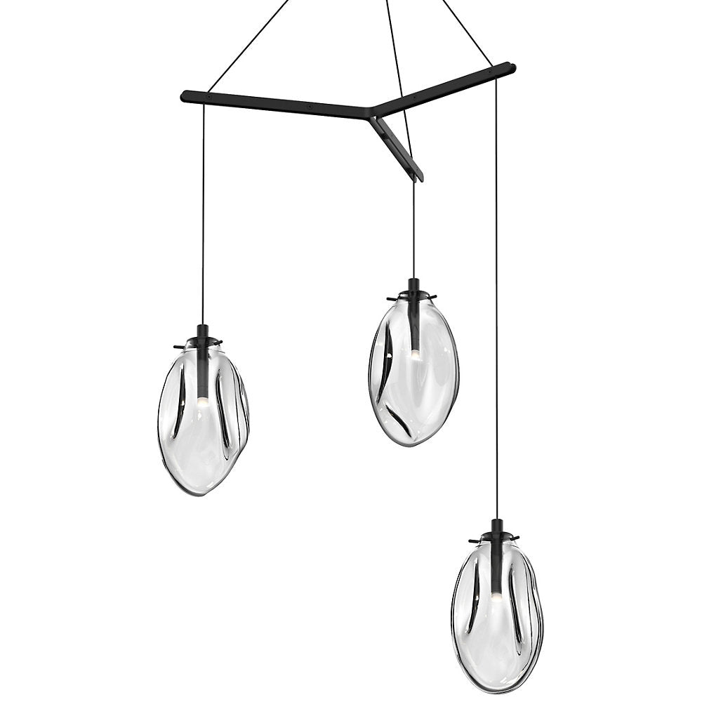 Liquid Tri-Spreader Multi-Light Pendant
