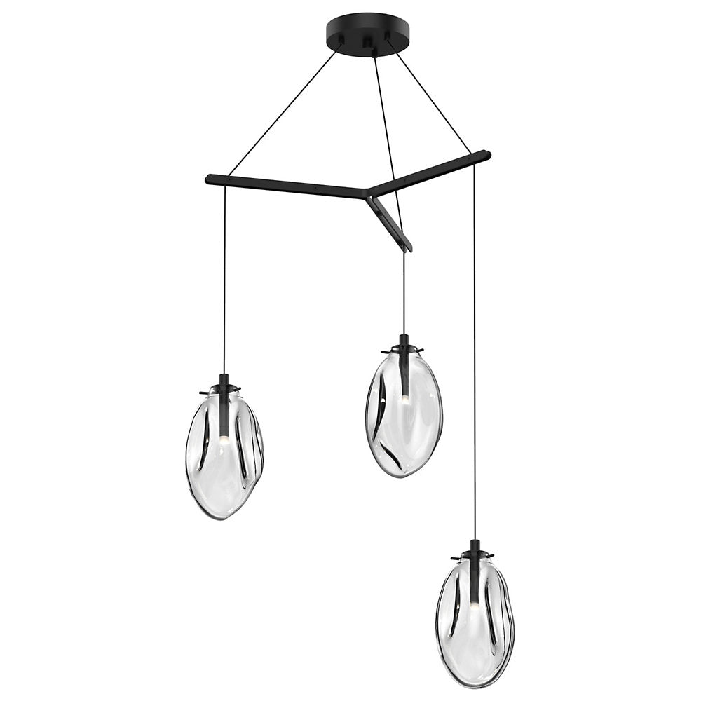 Liquid Tri-Spreader Multi-Light Pendant