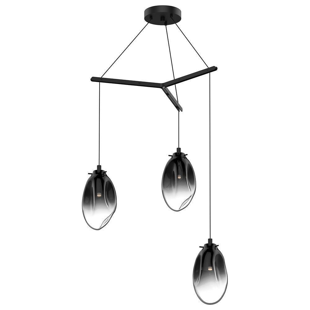 Liquid Tri-Spreader Multi-Light Pendant