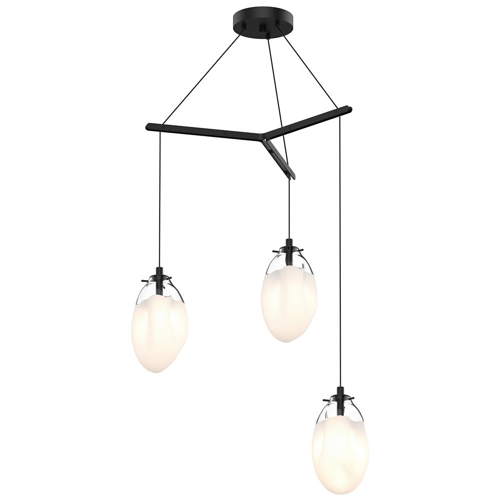 Liquid Tri-Spreader Multi-Light Pendant