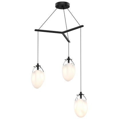 Liquid Tri-Spreader Multi-Light Pendant