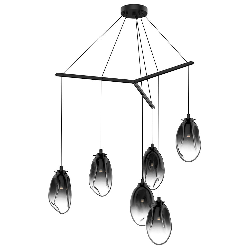 Liquid Tri-Spreader Multi-Light Pendant