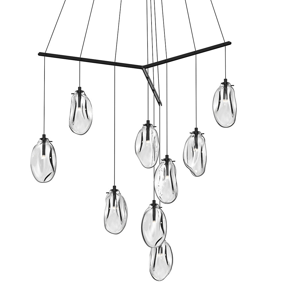Liquid Tri-Spreader Multi-Light Pendant