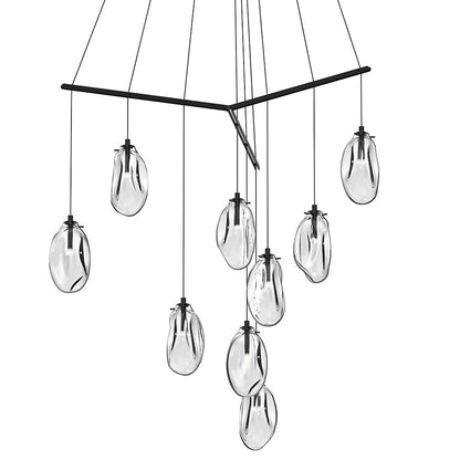 Liquid Tri-Spreader Multi-Light Pendant