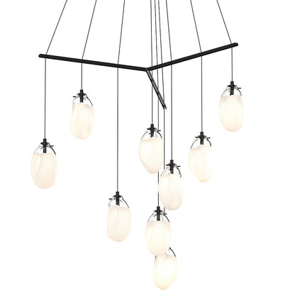 Liquid Tri-Spreader Multi-Light Pendant