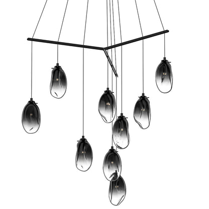 Liquid Tri-Spreader Multi-Light Pendant