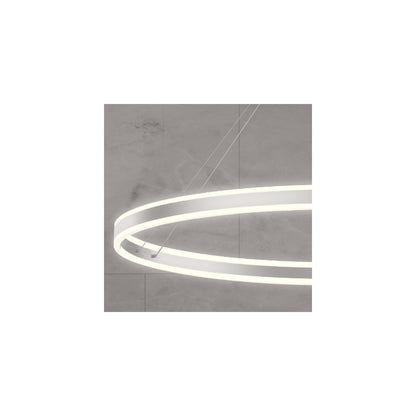Double Corona LED Ring Pendant