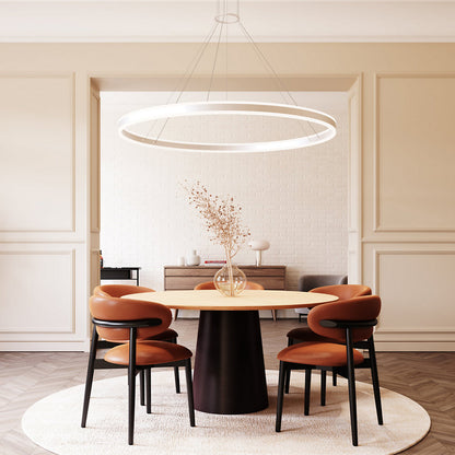 Double Corona LED Ring Pendant