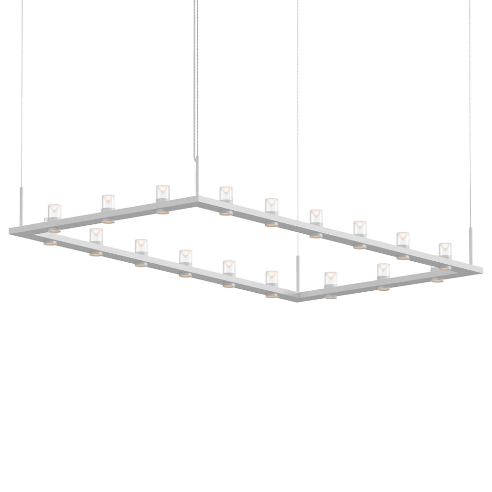 Intervals Rectangle LED Pendant