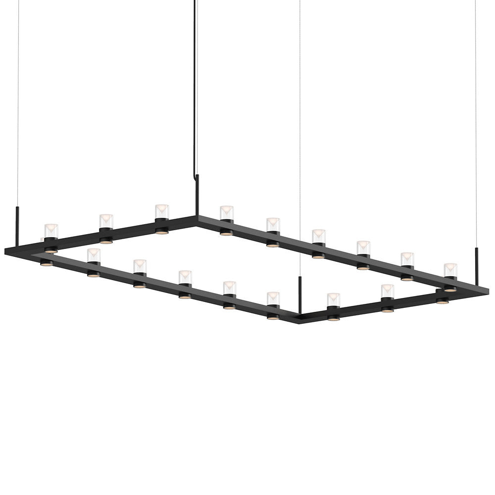 Intervals Rectangle LED Pendant