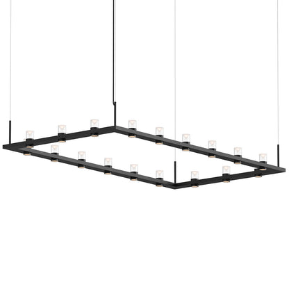 Intervals Rectangle LED Pendant