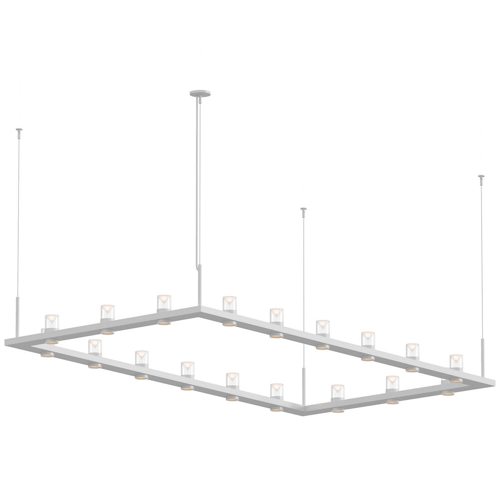 Intervals Rectangle LED Pendant