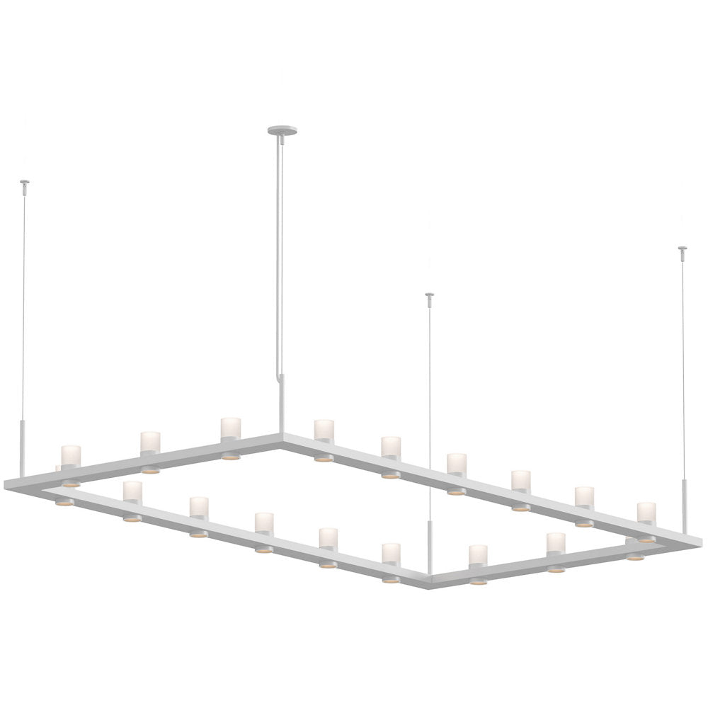 Intervals Rectangle LED Pendant