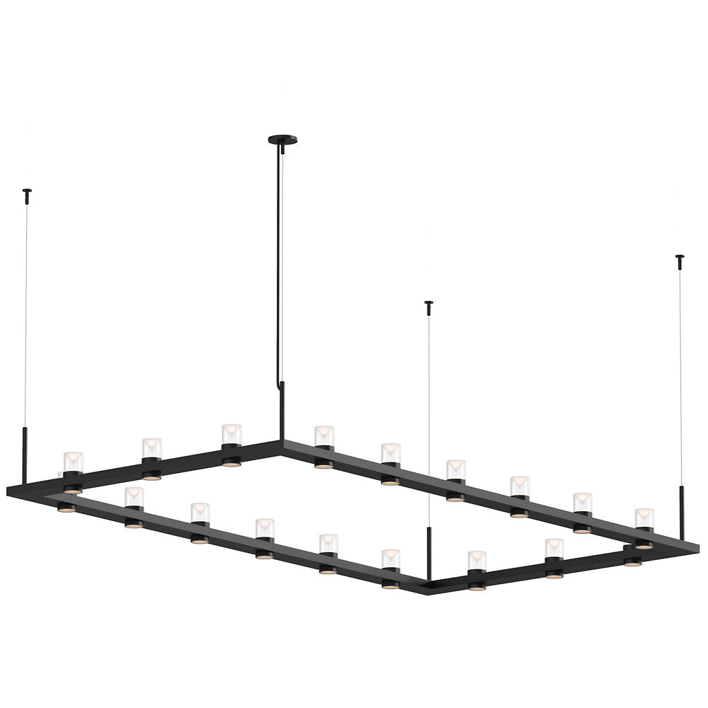 Intervals Rectangle LED Pendant