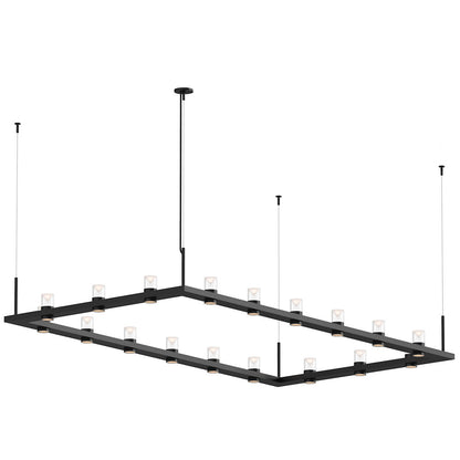 Intervals Rectangle LED Pendant
