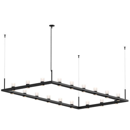 Intervals Rectangle LED Pendant