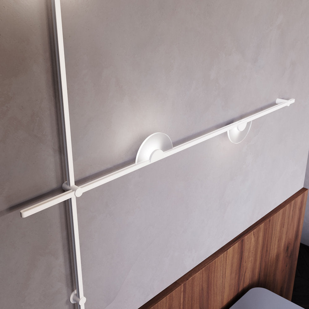Suspenders 2-Bar Wall Mount Mezzaluna Luminaires