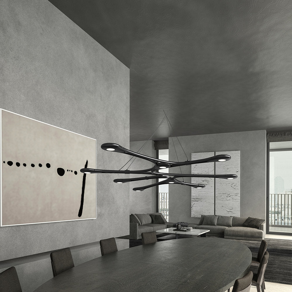 Abstraction LED Multi-Light Pendant