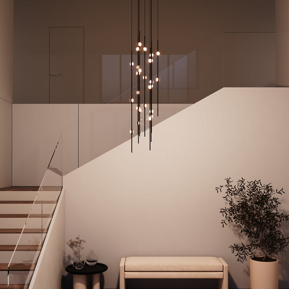 Constellation Andromeda Round Short LED Multi-Light Pendant