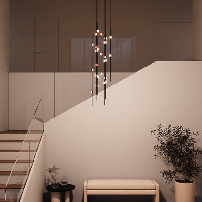 Constellation Andromeda Round Short LED Multi-Light Pendant