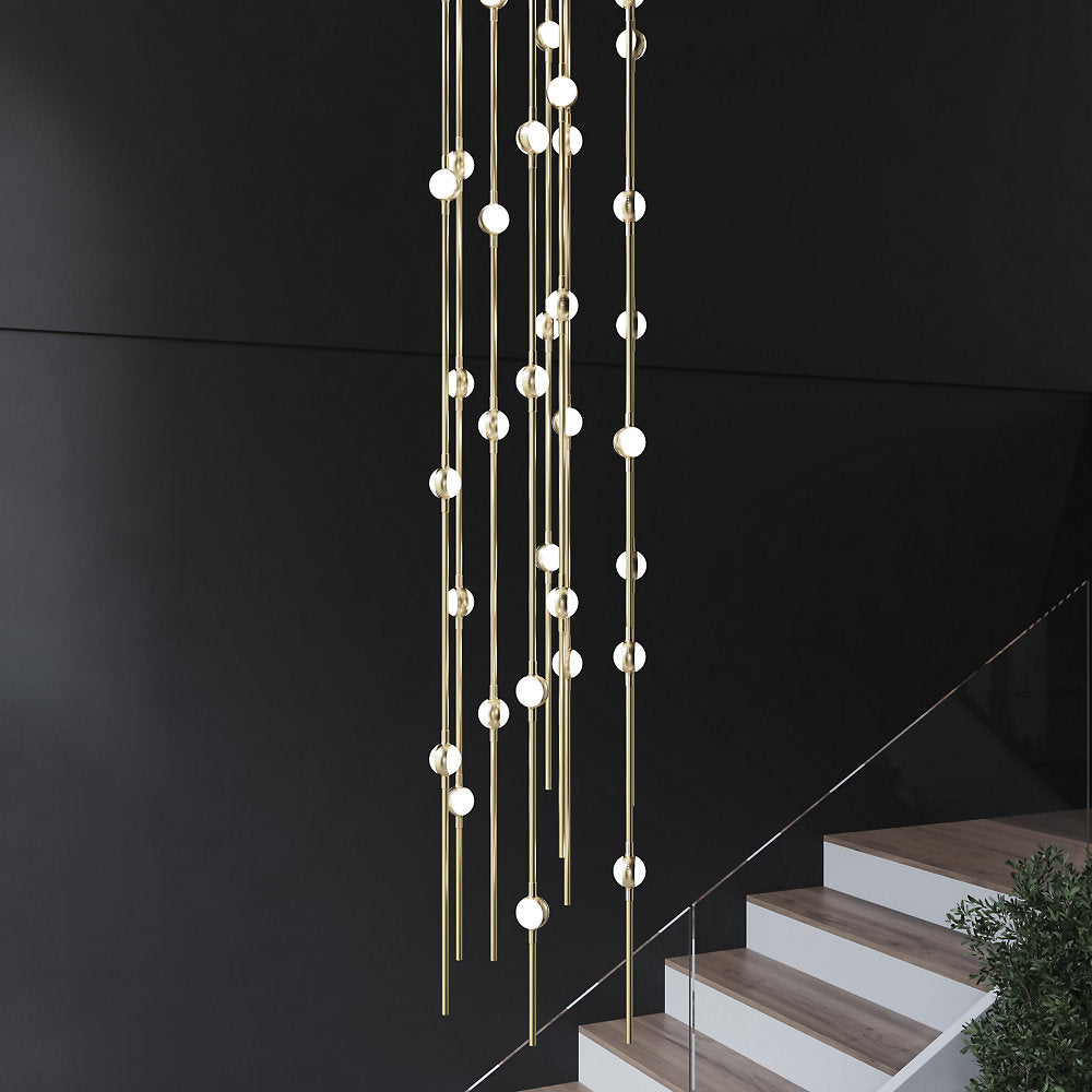 Constellation Andromeda Round LED Tall Pendant