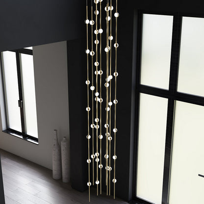Constellation Andromeda Round LED Tall Pendant