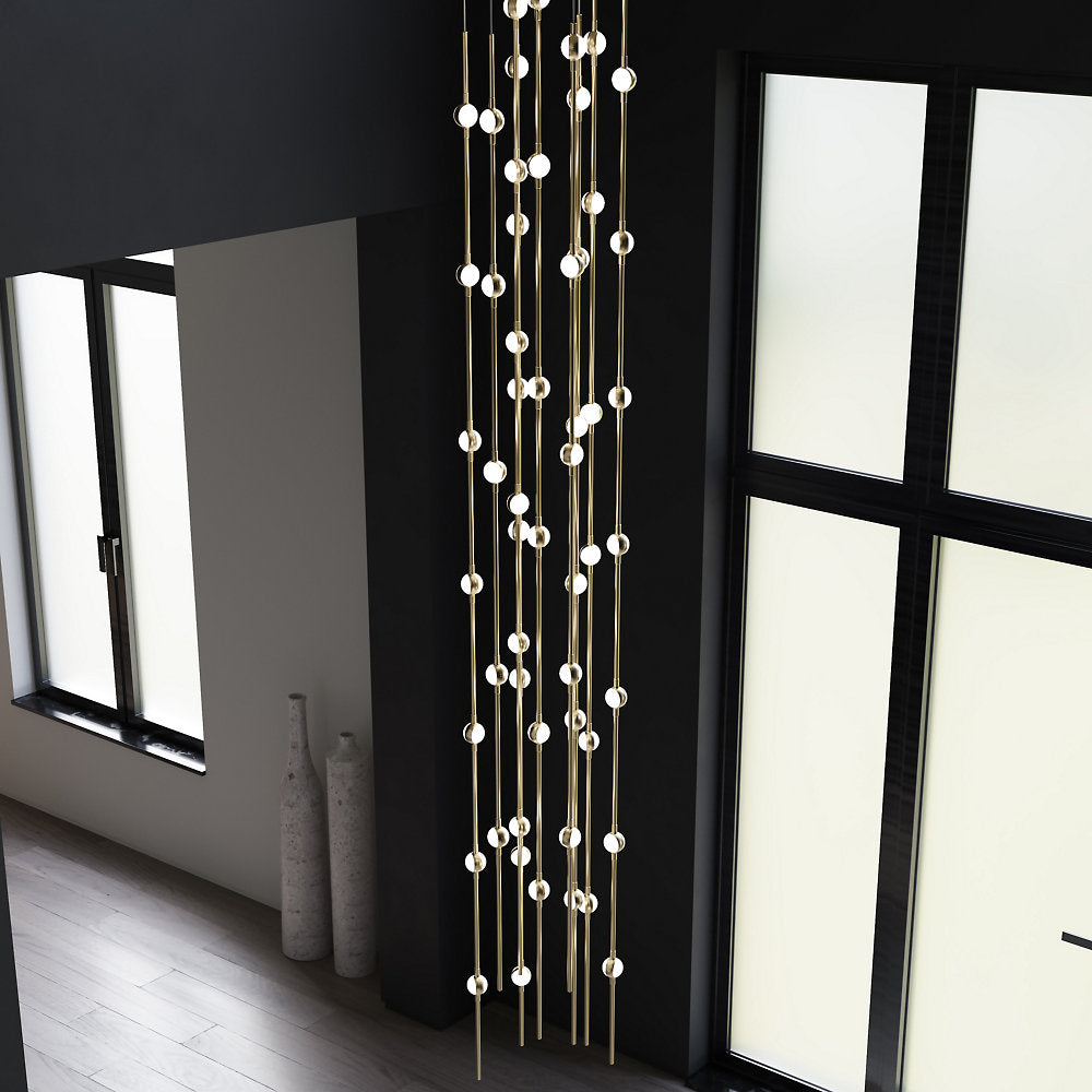 Constellation Andromeda Round LED Tall Pendant