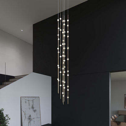 Constellation Andromeda Round LED Tall Pendant
