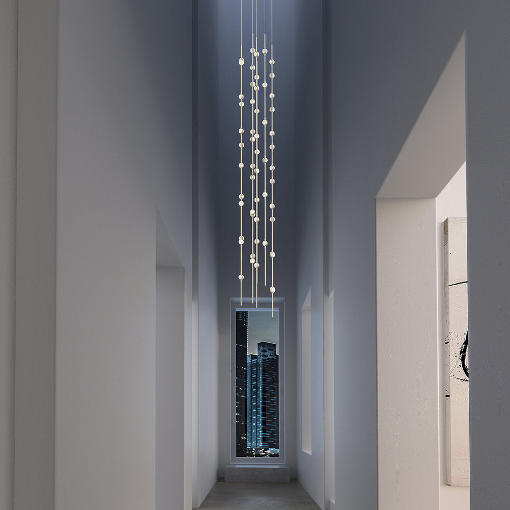 Constellation Andromeda Round LED Tall Pendant