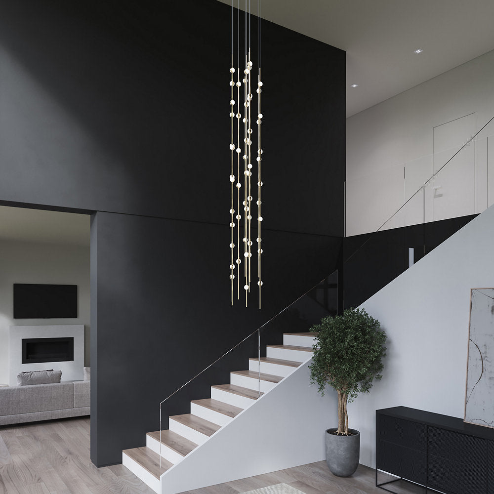 Constellation Andromeda Round LED Tall Pendant