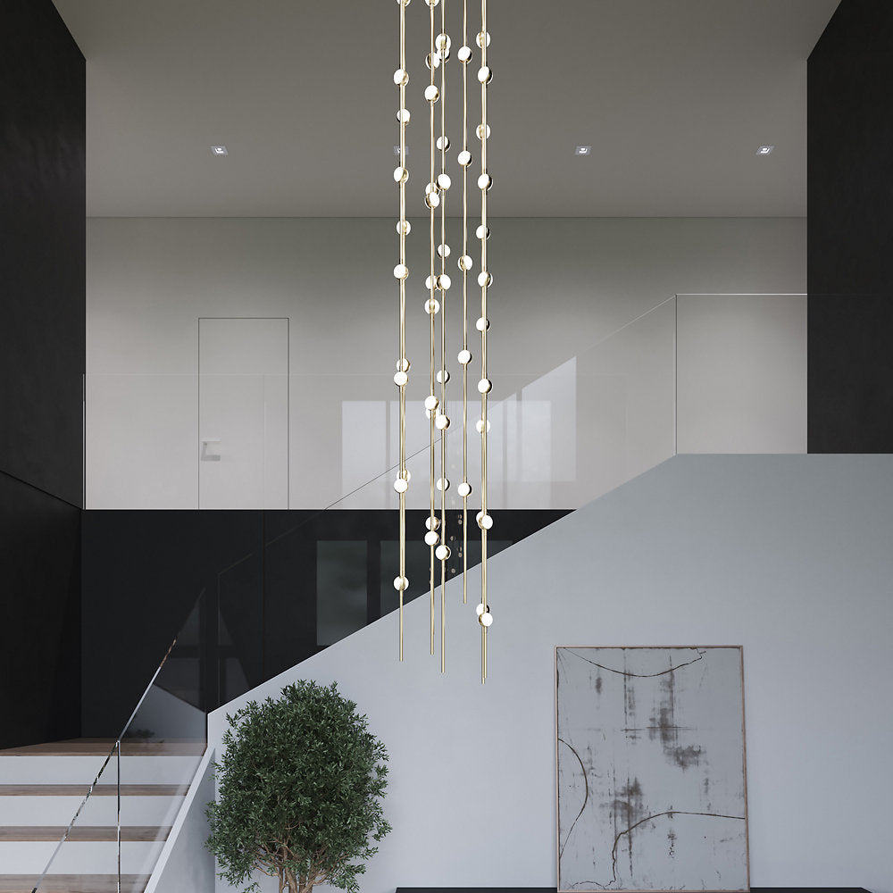 Constellation Andromeda Round LED Tall Pendant