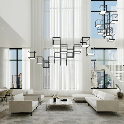 Cubix Vertical LED Pendant